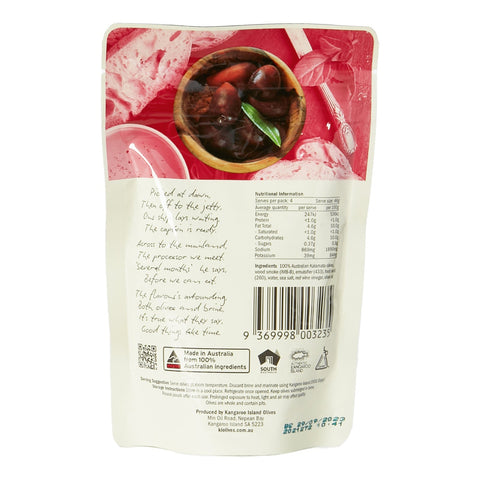 Kangaroo Island Smoked Kalamata Olives 185g