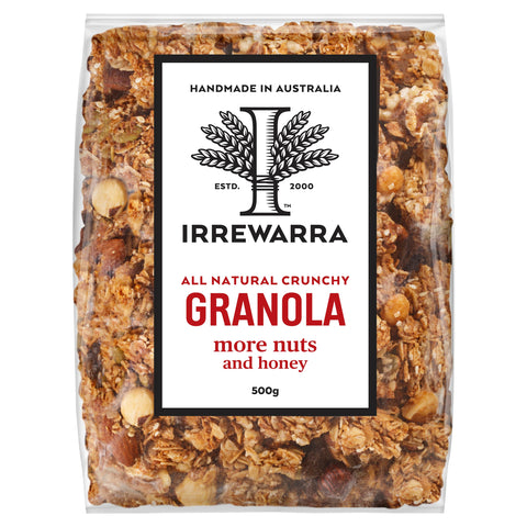 Irrewarra - More Nuts & Honey Granola 500g