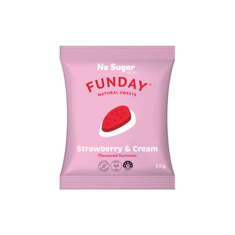 Funday - Strawberry & Cream 50g