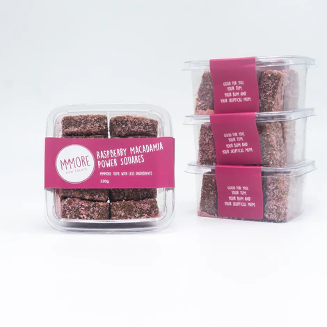 Raspberry Power Squares - MMMore