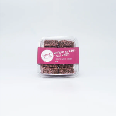 Raspberry Power Squares - MMMore