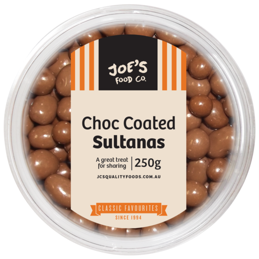 Choc Coated Sultanas 'Joe's Food Co'