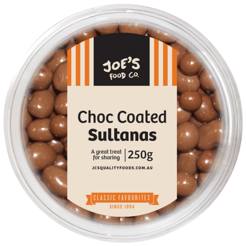 Choc Coated Sultanas 'Joe's Food Co'